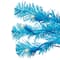7ft. Pre-Lit Medium Sky Blue Pine Artificial Christmas Tree, Clear Lights